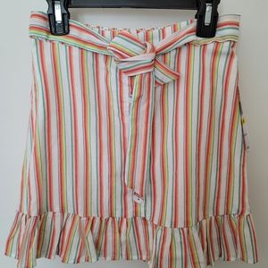 GB girls striped medium skirt